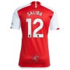 Officiële Voetbalshirt Arsenal Saliba 12 Thuis 2023-24 - Heren